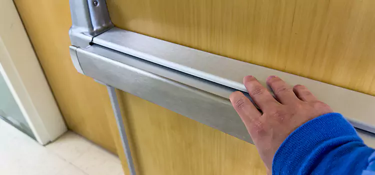 Installing a Push Bar on a Door Murrysville